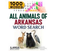 All Animals of Arkansas - Word Search: Large Print