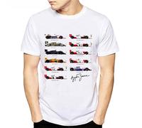 all Ayrton Senna Sennacars Men T Shirt Fans Male Cool T-Shirt White Fitness Casual Fashion Tops Tee Shirt Streetwear Shirt White XL