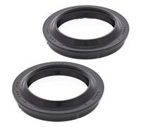 All Balls Racing 41 X 54.4 X 12.5 Abr 57-115 Fork Dust Seal Cover Argento