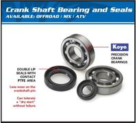 All Balls Kit cuscinetti albero motore e guarnizioni spi, taglia 100 mm