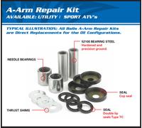 All Balls Kit di ricondizionamento triangolo inferiore Kawasaki KVF650/Brute Force/Prairie