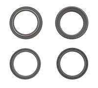 ALL BALLS - Set di Anelli per Forcella 50 X 63 X 11 + STAUBK ABR Nero 56-145 per Moto