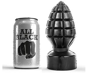 All Black - Plug Anale Bomba a Mano 14 CM
