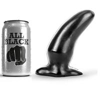 All Black - Plug Anale Curvo 13 CM