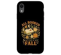 All Booked For Fall Cozy Reader Autumn Books & Pumpkin Custodia per iPhone XR