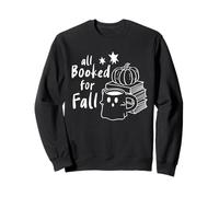 all Booked for Fall Pumpkin Ghost Tazza da caffè Autunno Lettura Felpa