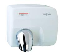 ALL CARE 12190 Mediclinics SANIFLOW E88A Asciugamani ad Aria Calda Automatico - Montaggio a Parete - Acciaio - Bianco