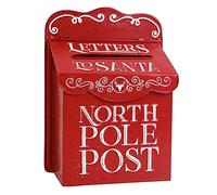 All Chic Babbo Natale Decorazione della cassetta postale Decorazioni natalizie Vintage Cassetta postale Decorazioni natalizie Giardino Esterno Decorazione della fattoria natalizia