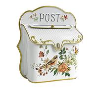 All Chic Cassette Postali per Esterno Cassetta delle Lettere da Parete Montaggio a Muro Stile Vintage Cassette Postali/Montaggio a Muro Esterno Stile Antico Fascino Nostalgico Decorazione per la Casa