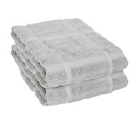 All-Clad Textiles - Asciugamani da cucina, tinta unita, confezione da 2, titanio, 2 pezzi