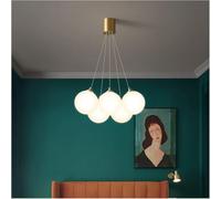 All Copper Art - Living Room Chandelier Modern Magic Bean Pendant Light Bedroom Dining Lamp Molecular,lampadario