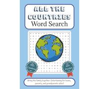 All Countries Word Search Puzzle Book: Word Searches with Easy to Read Print about All the Countries in the World | 6x9 inches, 130 pages | 60+ Puzzles ... Gift for Vacations, Holidays and Free Times