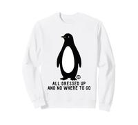 all Dressed Up And Nowhere To Go Penguin Felpa