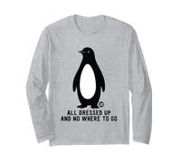 all Dressed Up And Nowhere To Go Penguin Maglia a Manica
