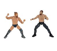 All Elite Wrestling Unrivaled Jon Moxley e Bryan Danielson - Due figure da 15,2 cm con microfoni Aew e accessori alternativi per le mani - Esclusiva Amazon