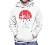 All+Every Coca Cola Always Ice Cold Polar Bears Men's Hooded Sweatshirt