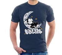 All+Every Felix The Cat Sleeping On The Moon Men's T-Shirt
