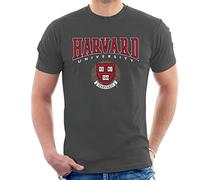 All+Every Harvard University Red Veritas Crest Men's T-Shirt