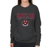 All+Every Harvard University Red Veritas Crest Women's Sweatshirt