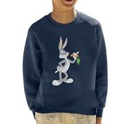 All+Every Looney Tunes Bugs Bunny Eating A Carrot Kid's Sweatshirt