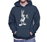All+Every Looney Tunes Bugs Bunny Eating A Carrot Men's Hooded Sweatshirt