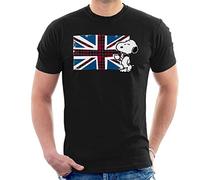 All+Every Peanuts Snoopy Union Jack And Tea Men's T-Shirt