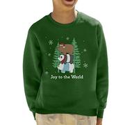 All+Every We Bare Bears Christmas Joy to The World Kid's Sweatshirt