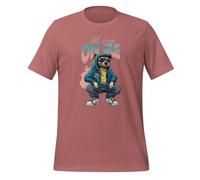 All Eyes On Me Cool Dog Urban Style Humor Maglietta per adulti, malva, M