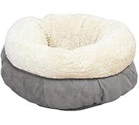 ALL FOR PAWS Cat Letto in Lana d' Agnello Donut Letto, Grigio