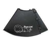 All Four Paws, The Comfy Cone, collare a cono per convalescenza, Nero, Medium/X-Long