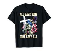 all Gave Some Some Some Gave all US Flag Soldier Memorial Day Maglietta