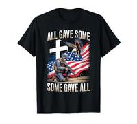 all Gave Some Some Some Gave all US Flag Soldier Memorial Day Maglietta