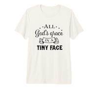 all God's Grace in A Tiny Face Christian Bibbia Verse Maglietta Premium