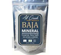 All Goods Baja Mineral Sea Salt 470 ml, cristalli naturali a grana grossa, raccolti a mano, per cucinare, cuocere e condire tutti i piatti, a basso contenuto di sodio, magnesio e potassio, ideale per