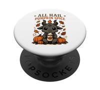 All Hail Pumpkin Spice Carino Baphomet Capra Meme PopSockets PopGrip Adesivo