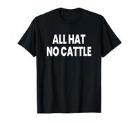 all Hat No Bestiame Maglietta