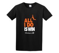 all I Do Is Win Basketball Breathe Freely Unisex 100% Cotton Short-Sleeve T-Shirts Black XXL