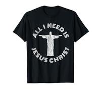 All I Need Is Jesus Christ - v2 vintage Maglietta