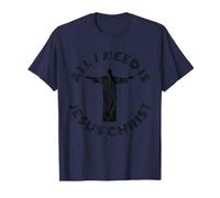 All I Need Is Jesus Christ - v2 vintage Maglietta
