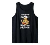 all I Need Is Ramen And My Bearded Dragon Drago Barbuto Canotta