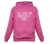 All I Want For Christmas Is Money - Bambini Felpa/Maglione - Funny Dosh Cash