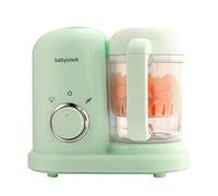 all-in-1 Kids Food Maker - Steam Cooker Blender Puree Grinder Food Blender Electric Steamer Food Supplement Cooking Mixing Kids Food Grinder Cooking (Color : Green)