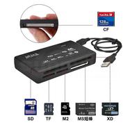 All In One 1 Memory Card Reader Usb External Sd Sdhc Mini Micro M2 Mmc Xd Cf Ms LZFR