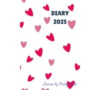 (ALL-IN-ONE) Diary 2025 by PrettyBooks (6” x 9” - Glossy Cover) - 365 dated pages for 12 months alongwith a page for notes at the end of each month - ... 12 vision boards - 12 manifestation planners