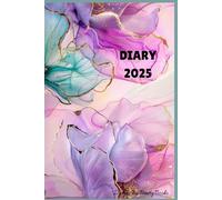 (ALL-IN-ONE) Diary 2025 by PrettyBooks (6” x 9” - Glossy Cover) - 365 dated pages for 12 months alongwith a page for notes at the end of each month - ... 12 vision boards - 12 manifestation planners
