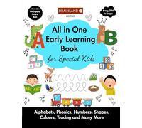 All in One Early Learning Book for Special Kids - Alphabets, Phonics, Numbers, Shapes, Colours, Tracing and Many More - Interactive and Engaging Picture Book