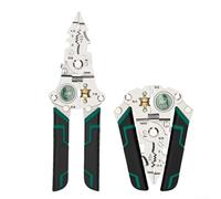 All in One Elettricista Wire Strippers, Cutters e tester di tensione con design pieghevole per uso portatile ed efficiente in installazione e manutenzione elettrica