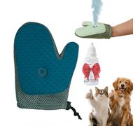 All-in-One Grooming Mist Glove for Pets, Grooming Mist Glove for Pets, Say Goodbye to Messy, Use Soothing Spray, Micro-Fine Spray to Lock Dandruff and Loose Hair (blue)