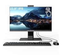 All-in-one PC Desktop Computer Touchscreen Core i7 (up to 3.8 GHz) 23.8 inch FHD PC All-in-One 8GB RAM 512GB SSD Webcam Pop-Up Dual Band WiFi Blutooth Screen Angle Adjustable from -3° to 60°
