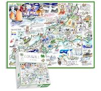 All Jigsaw Puzzle AJP10723 Comical Map of Cornovaglia-Tim Bulmer 1000 pezzi